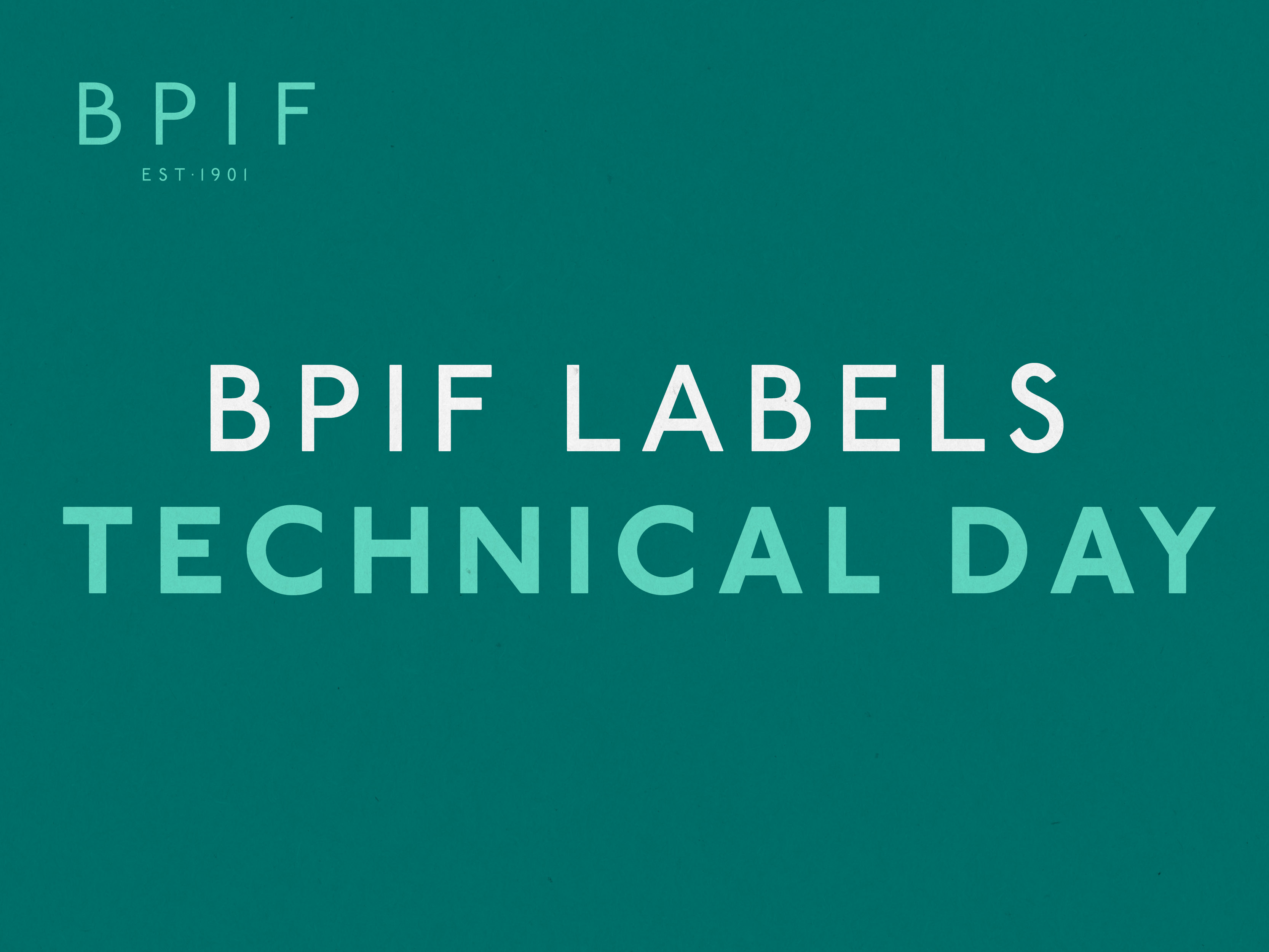 BPIF Labels Technical Day